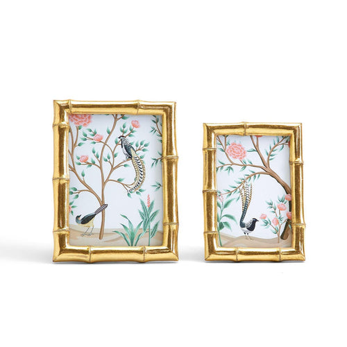 Small Gold Bamboo Frame