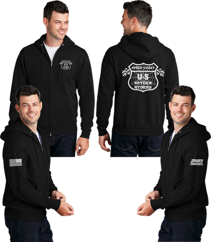 Speed Coast - Men's Zippered Hoodie