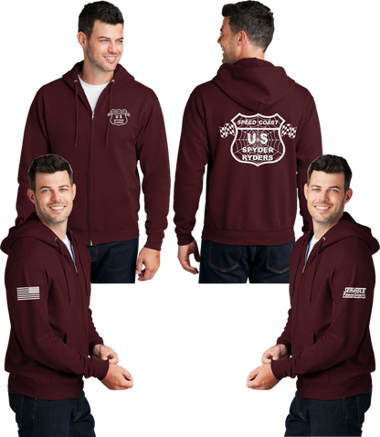Speed Coast - Men's Zippered Hoodie