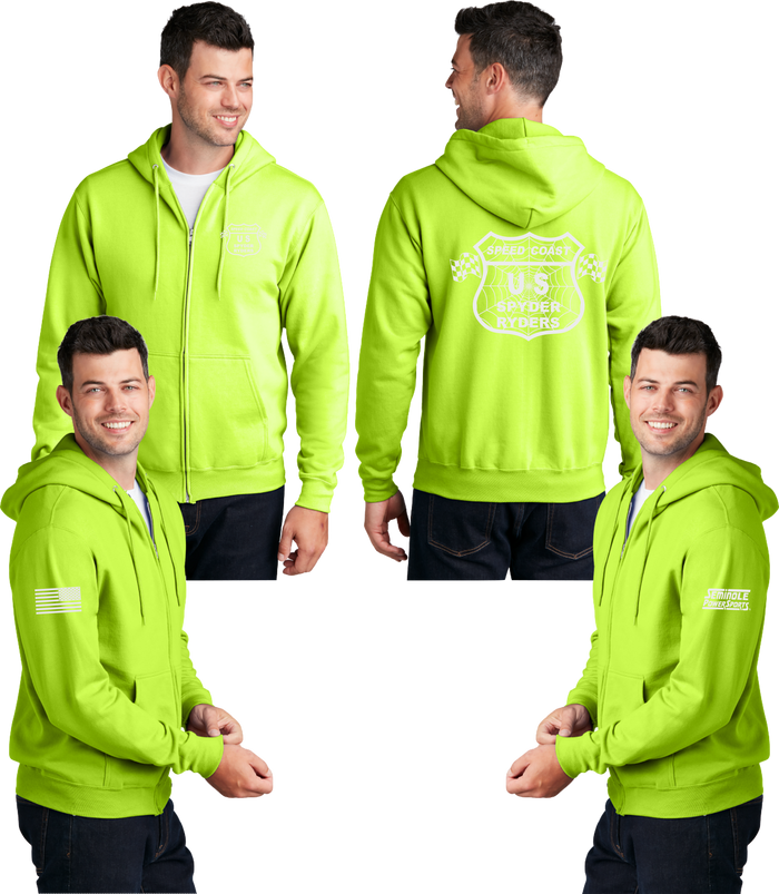 Speed Coast - Men's Zippered Hoodie