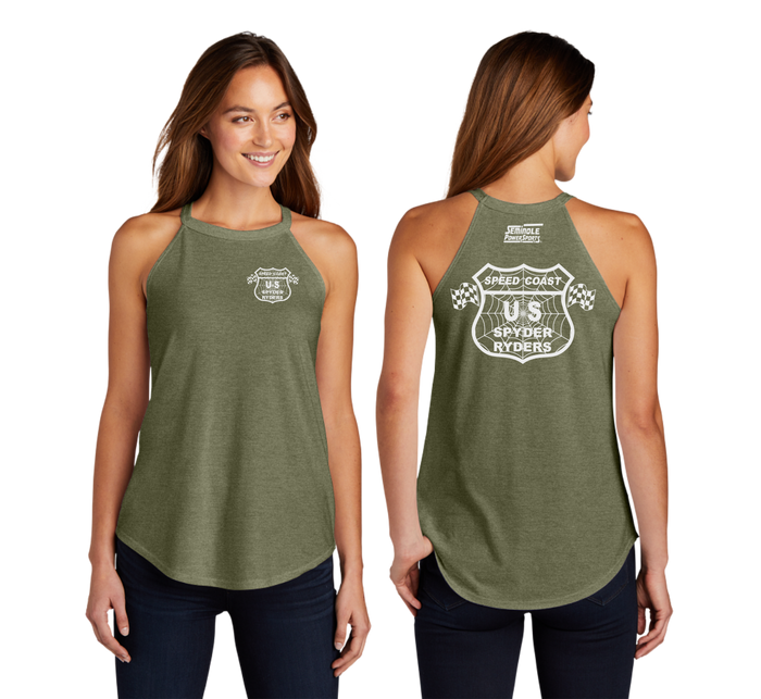 Speed Coast -  Women's Tri-Blend Rocker Tank