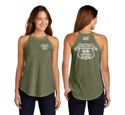Speed Coast -  Women's Tri-Blend Rocker Tank