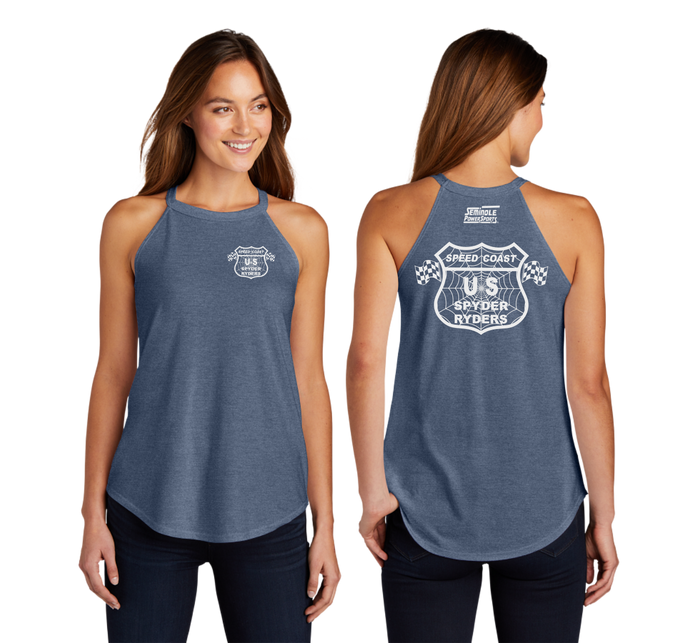 Speed Coast -  Women's Tri-Blend Rocker Tank