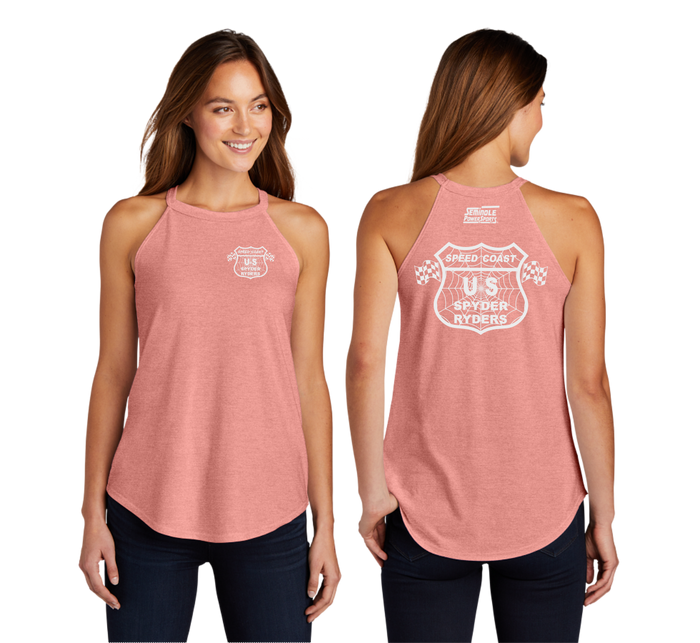 Speed Coast -  Women's Tri-Blend Rocker Tank