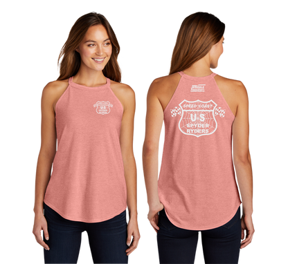 Speed Coast -  Women's Tri-Blend Rocker Tank