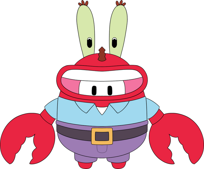 SpongeBob x Fall Guys Mr. Krabs Plush (9in)