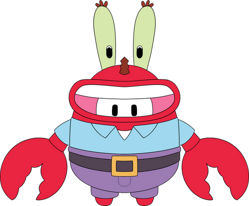 SpongeBob x Fall Guys Mr. Krabs Plush (9in)
