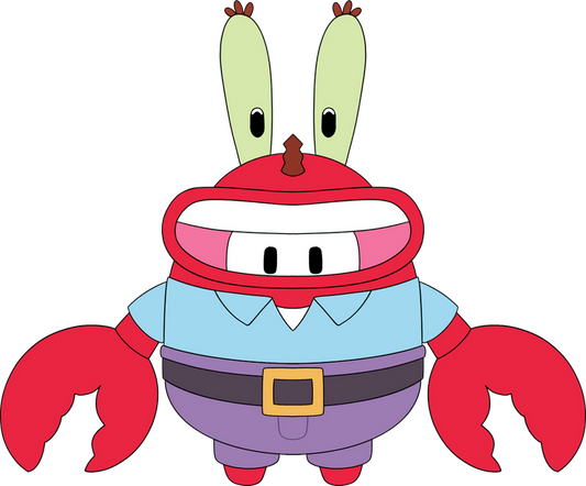 SpongeBob x Fall Guys Mr. Krabs Plush (9in)