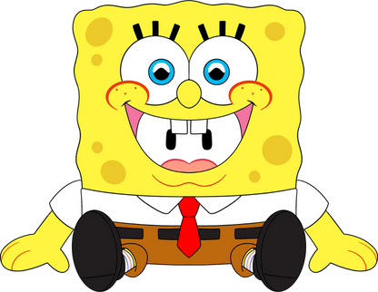 SpongeBob x Fall Guys SpongeBob Plush (9in)