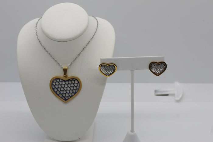 Stainless Steel Heart Necklace