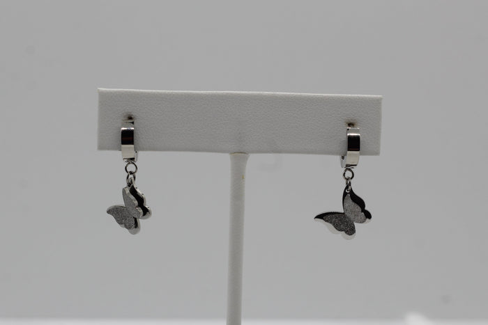 Sterling Silver Butterfly Earrings