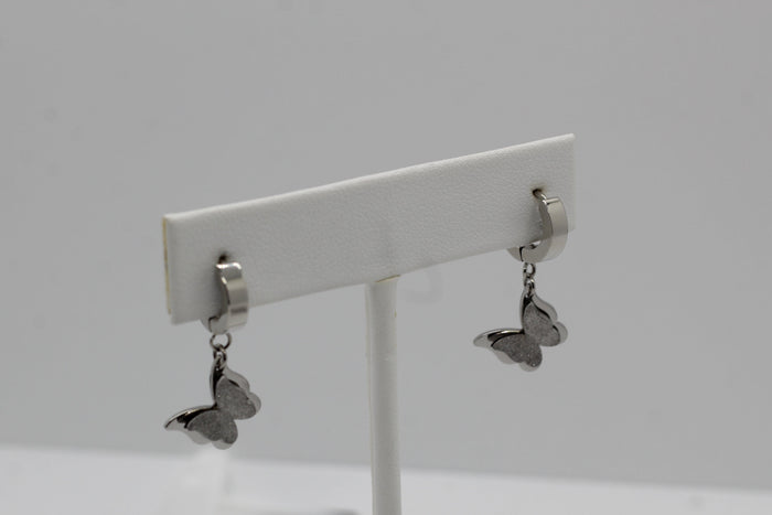 Sterling Silver Butterfly Earrings
