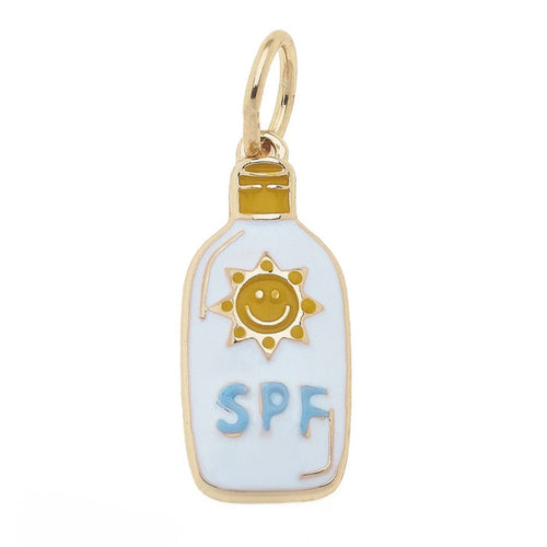 Sunblock Enamel Charm