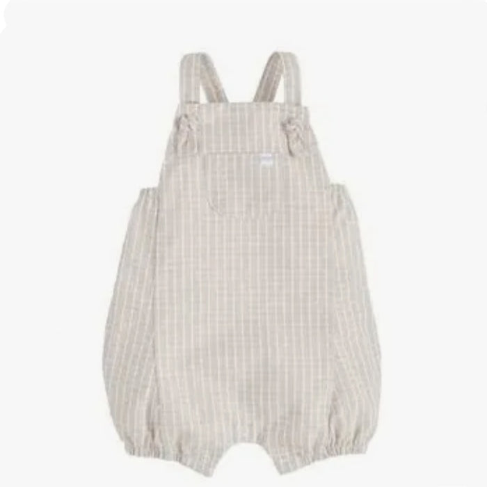 Tan Stripe Romper