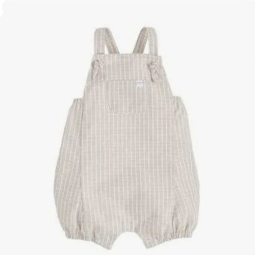 Tan Stripe Romper
