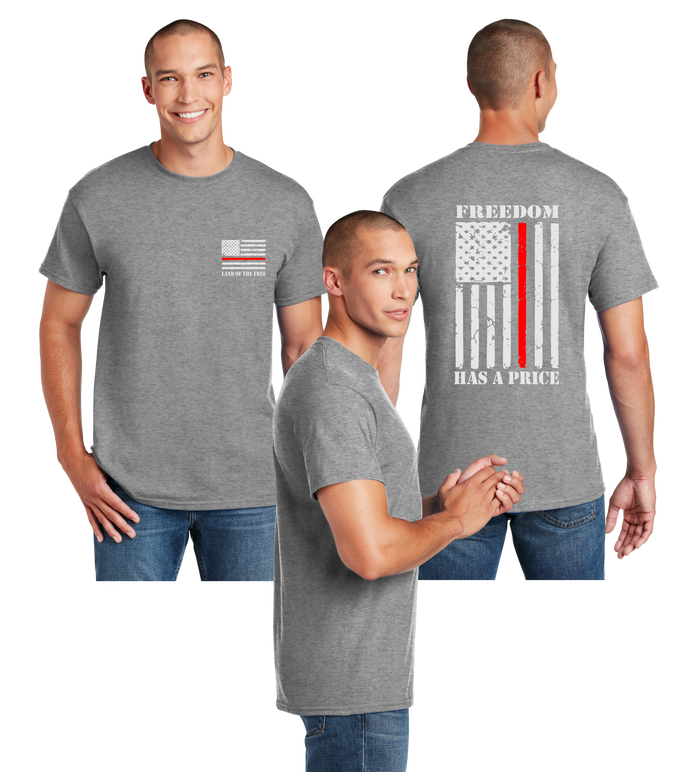Thin Red Line Reflective Tee - Dry Blend