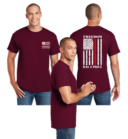Thin Red Line Reflective Tee - Dry Blend