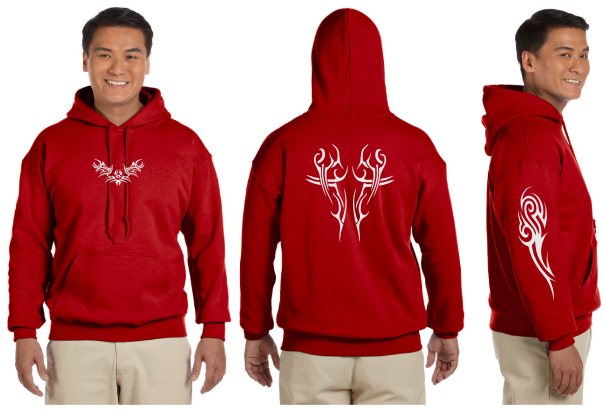 Tribal Reflective Hoodie - Pullover