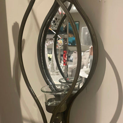 Triple wall sconce reduced to clear-Renaissance Design Studio