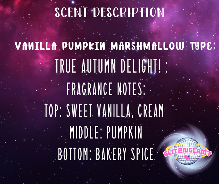 Vanilla Pumpkin Marshmallow Premium Scented Beads