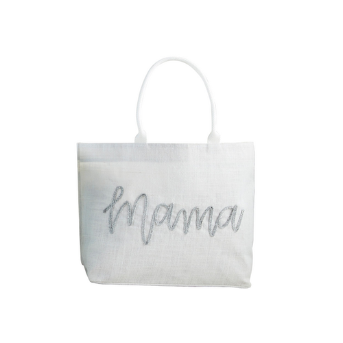 White Mama Tote Bag