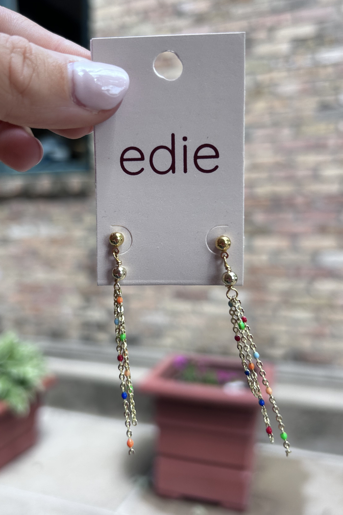 Youthful Chain Post Earrings
