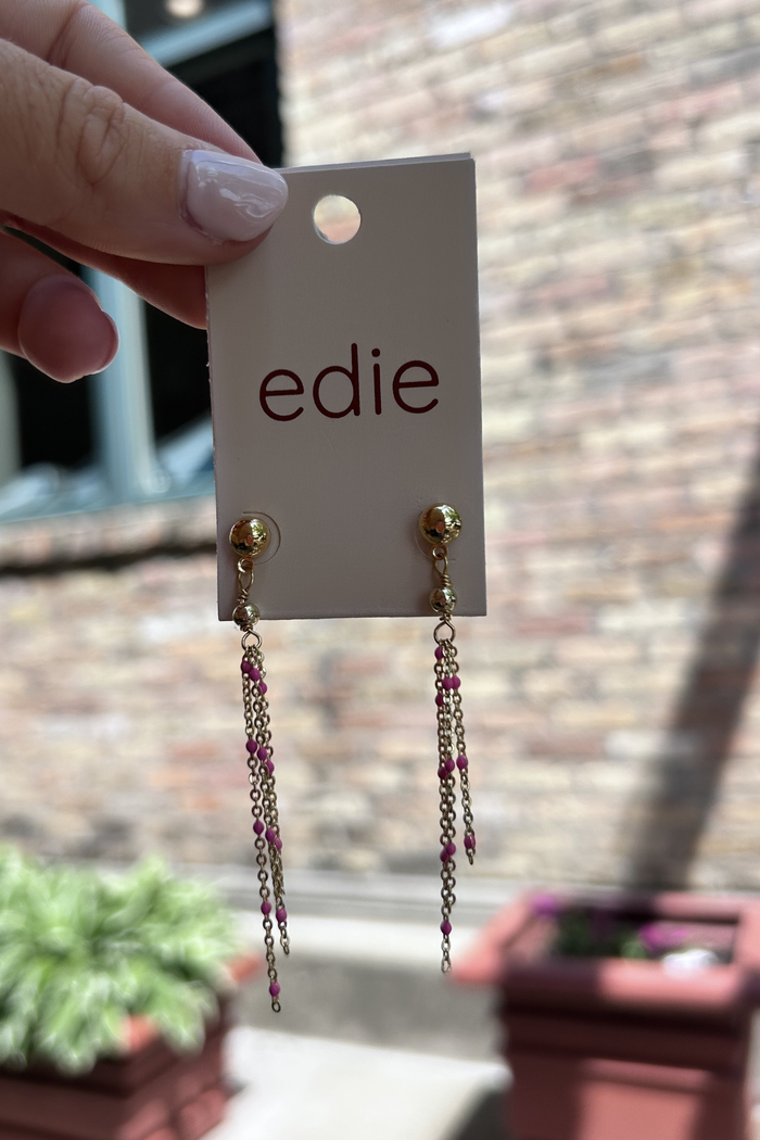Youthful Chain Post Earrings