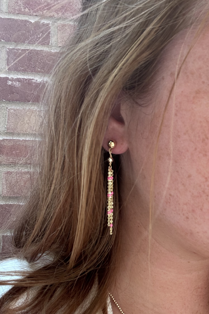 Youthful Chain Post Earrings
